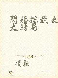 闪婚总裁太霸道大结局