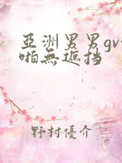 亚洲男男gv啪啪无遮挡