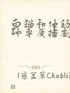 白猫和他的二哈师尊广播剧