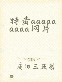 特黄aaaaaaaaa网片