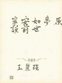 宁安如梦原著小说前世