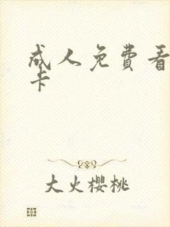 成人免费看片不卡