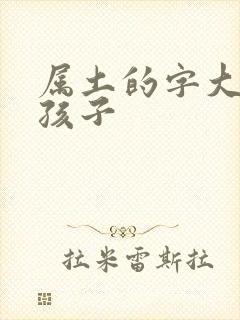 属土的字大全男孩子