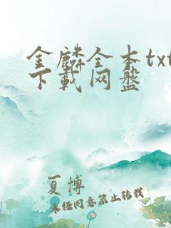 金麟全本txt下载网盘