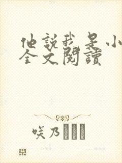 他说我是小妖精全文阅读