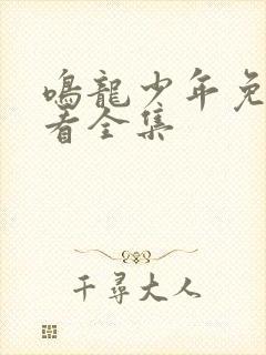 鸣龙少年免费观看全集