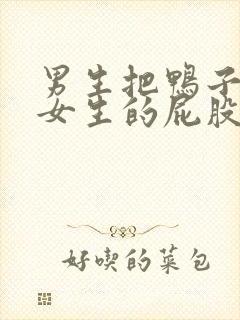 男生把鸭子插进女生的屁股的视频