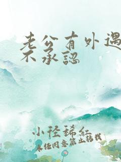 老公有外遇但他不承认