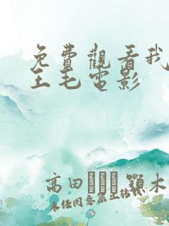 免费观看我不是王毛电影