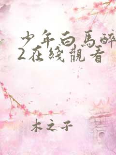 少年白马醉春风2在线观看