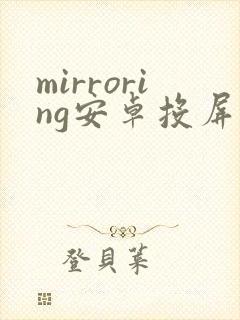 mirroring安卓投屏软件