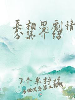 长相思剧情介绍分集介绍