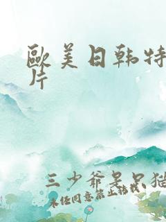 欧美日韩特级大片