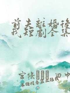 前夫离婚后来找我短剧全集