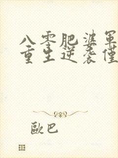 八零肥婆军嫂的重生逆袭仅年