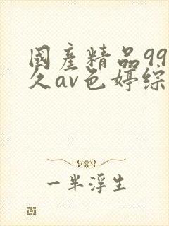 国产精品99久久av色婷综合