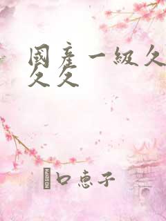 国产一级久久久久久