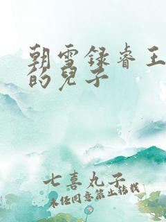 朝雪录睿王是谁的儿子