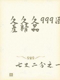 久久久999国产精品