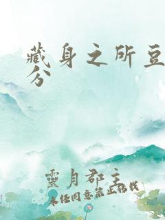 藏身之所豆瓣评分