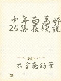 少年白马醉春风25集在线观看免费