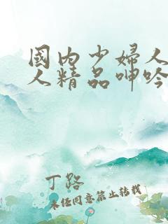 国内少妇人妻偷人精品呻吟