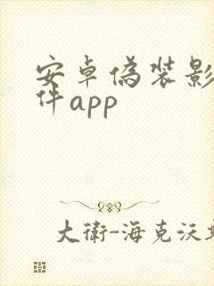 安卓伪装影视软件app