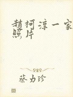 赵柯淳一家三口照片