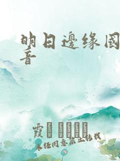 明日边缘国语配音