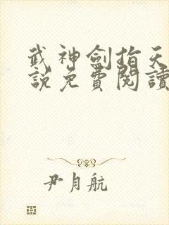 武神剑指天下小说免费阅读