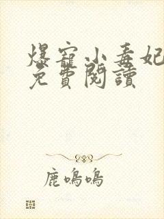 爆宠小毒妃全文免费阅读