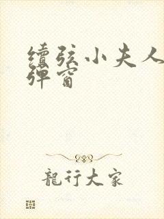 续弦小夫人 无弹窗