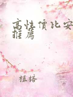 高性价比安卓机推荐