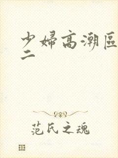 少妇高潮区一区二