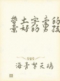 带土字旁的字寓意好的男孩