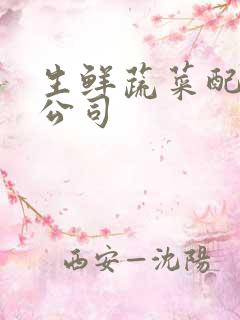 生鲜蔬菜配送的公司