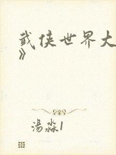 武侠世界大穿越》