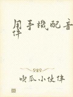 用手机配音的软件