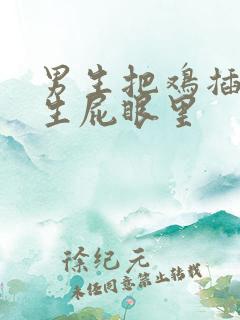 男生把鸡插进女生屁眼里