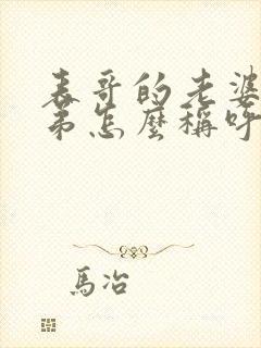 表哥的老婆的弟弟怎么称呼