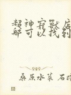 超神宠兽店小说哪可以找到