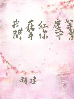 我在红尘等你人间等你 守繁华之外