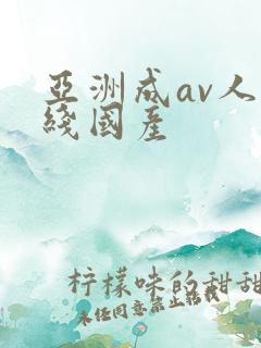 亚洲成av人在线国产