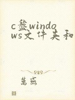 c盘windows文件夹和用户文件夹清理