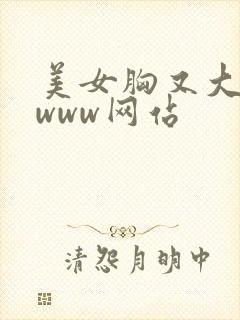 美女胸又大又黄www网站