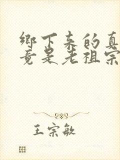 乡下来的真千金竟是老祖宗短剧免费观看