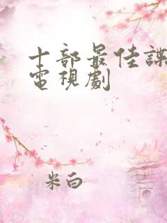 十部最佳谍战片电视剧