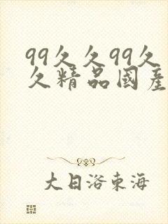 99久久99久久精品国产