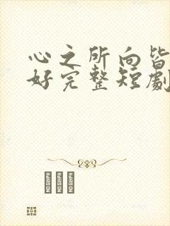 心之所向皆为美好完整短剧