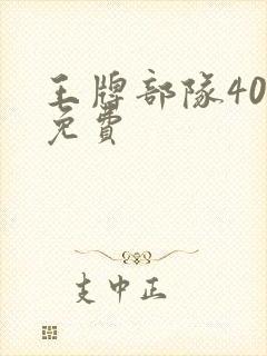 王牌部队40集免费